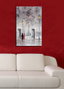 Wallity YYCS-1 Reloj de Pared Decorativo de Lienzo Multicolor